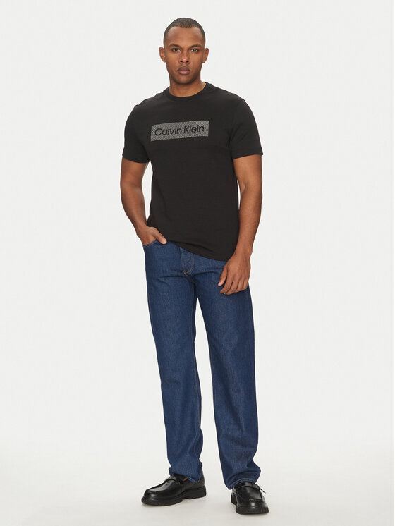 Calvin Klein Calvin Klein T-shirt K10K112491 Crna Regular Fit