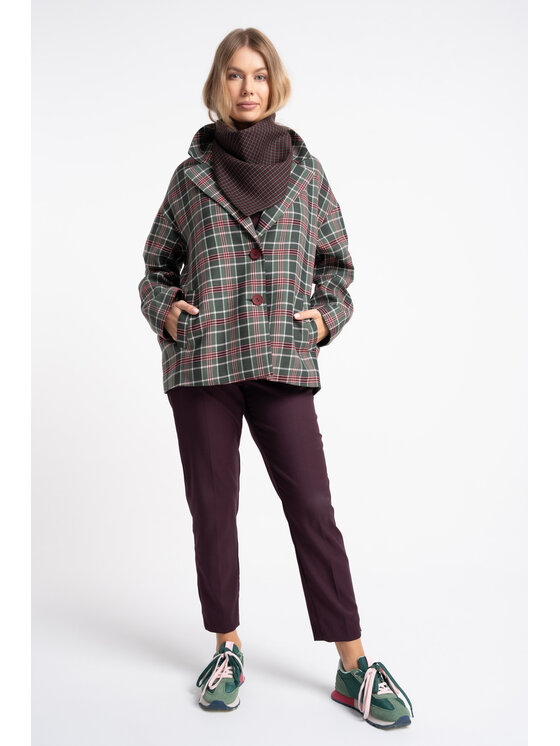 CLICK CLICK Μπουφάν μεταβατικό 71-0110 Πράσινο Comfortable Fit