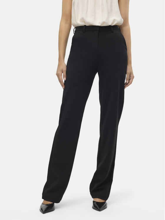 Vero Moda Vero Moda Szövet nadrág Maya 10267718 Fekete Straight Fit