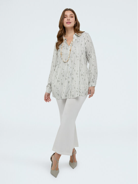 Fiorella Rubino Fiorella Rubino Camicia 5089T001463N0S1 Bianco Regular Fit