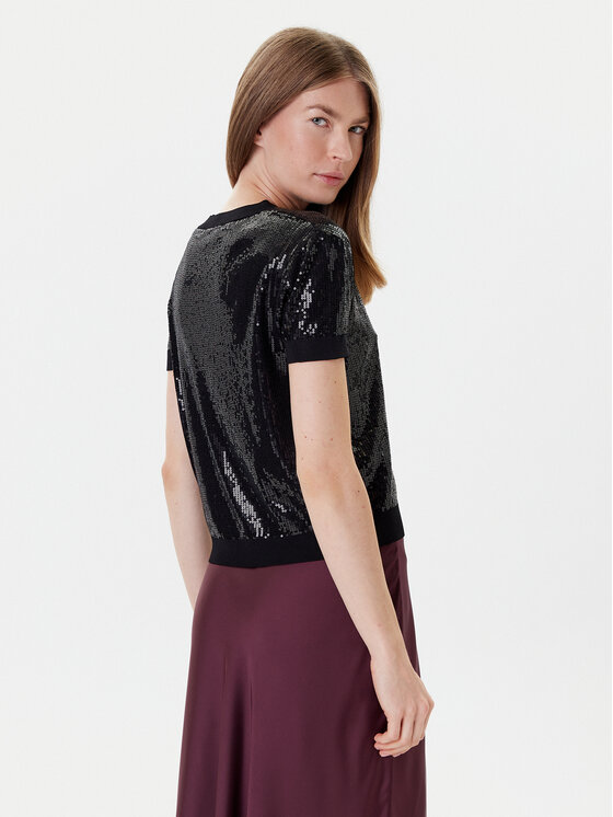 Guess Guess Sweter W5YR21 Z3E70 Czarny Regular Fit