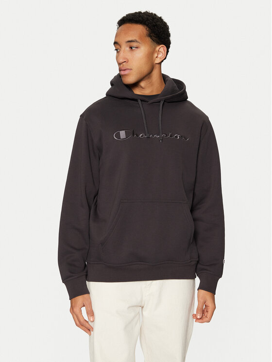 Champion Mikina 220271 Čierna Relaxed Fit