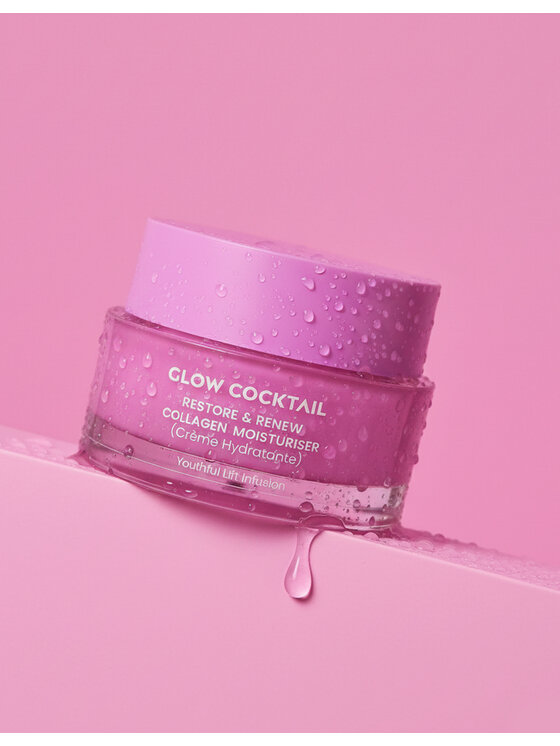 Glow Cocktail Glow Cocktail Regenerująco-odnawiający krem kolagenowy 50 ml Pielęgnacja na dzień