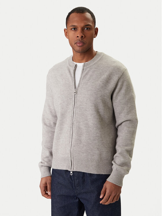 Jack & Jones Cardigan Scope 12286797 Gri Relaxed Fit
