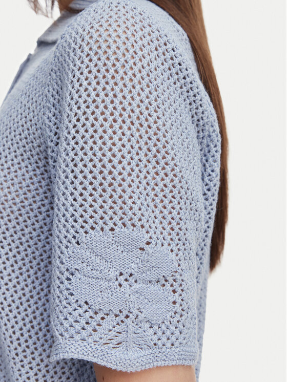 Vero Moda Vero Moda Pletena jopica Mystic 10342420 Modra Regular Fit