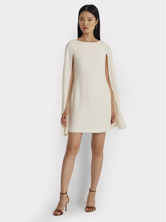 LAUREN RALPH LAUREN Lauren Ralph Lauren Sukienka koktajlowa 253855210006 Écru Relaxed Fit