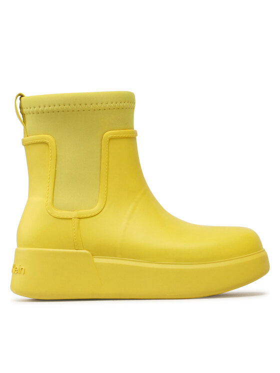 Calvin Klein Bottes de pluie Rainboot HW0HW01394 Jaune Modivo