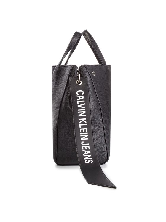 Calvin klein logo 2025 banner tote bag