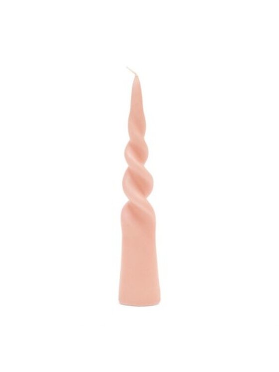 Riviera Maison Riviera Maison Świeca Twisted Cone Różowy
