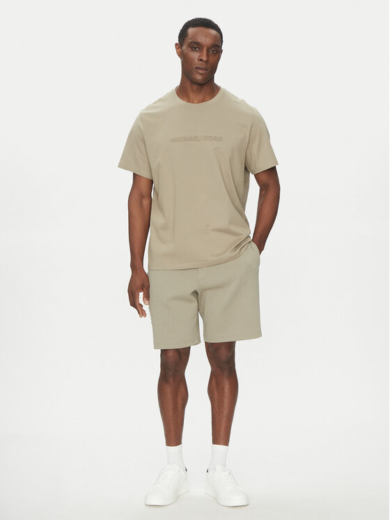 Michael Kors Michael Kors T-Shirt CF4529H1V2 Beżowy Regular Fit