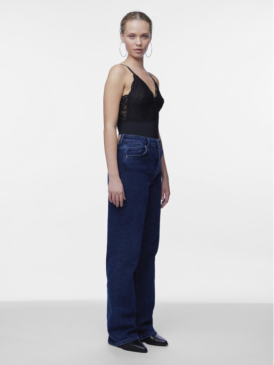 Pieces Pieces Body Nichelle 17102107 Nero Slim Fit
