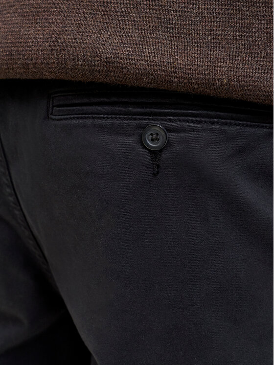 Jack & Jones Jack & Jones Chinosy Stollie 12292970 Czarny Regular Fit