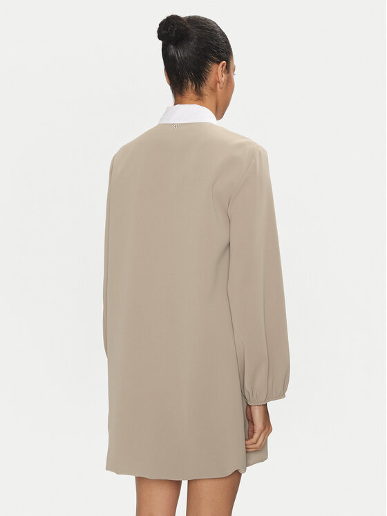 Please Please Vestito da giorno A12YCSI000 Beige Loose Fit