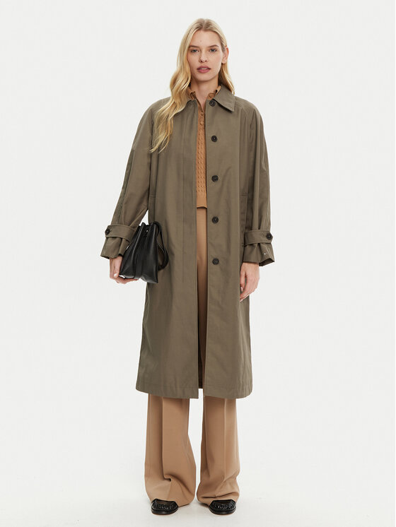 Tommy Hilfiger Tommy Hilfiger Демісезонний плащ WW0WW44412 Коричневий Relaxed Fit