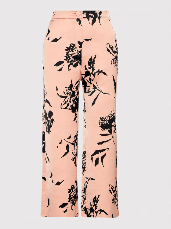 MAX&Co. MAX&Co. Штани з тканини Mecenate 71340221 Рожевий Relaxed Fit
