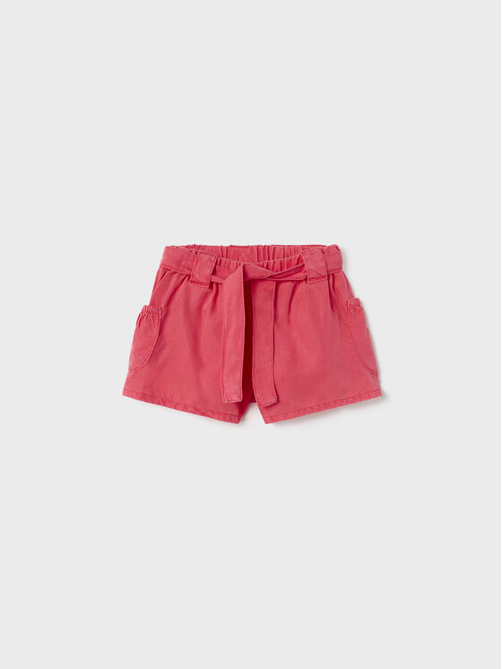 Mayoral Mayoral Шорти от плат 1274 Червен Regular Fit