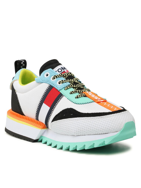 Tommy Jeans Laisvalaikio batai Fashion Tommy Jeans Runner EN0EN01196 Balta  • Modivo.lt