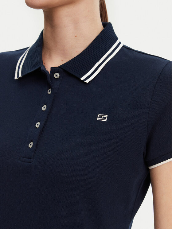 Tommy Hilfiger Tommy Hilfiger Vsakodnevna obleka WW0WW45532 Mornarsko modra Regular Fit