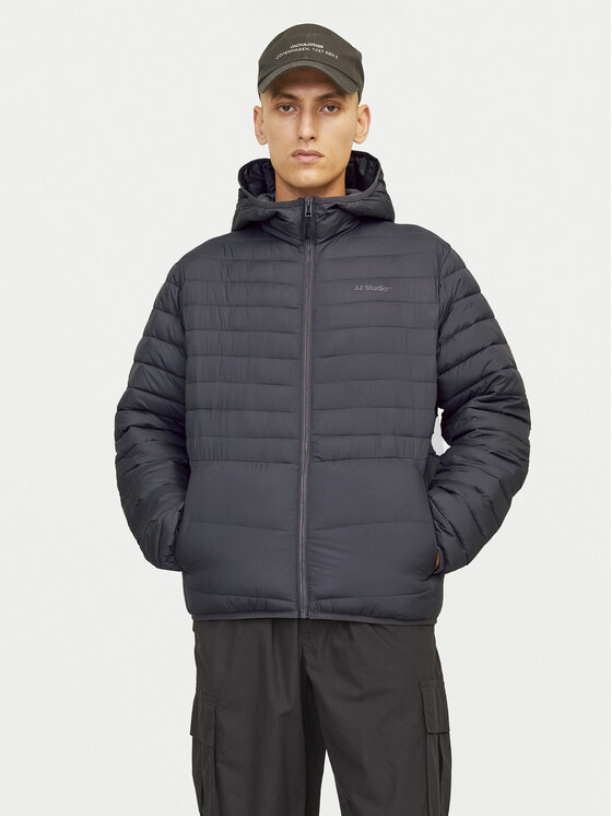 Jack&Jones Пуховик Estate 12256983 Сірий Regular Fit