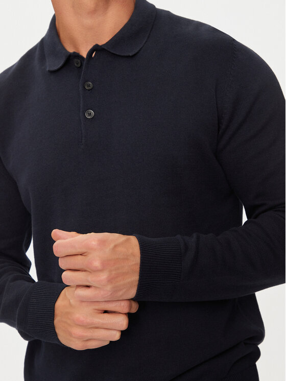 Jack & Jones Jack & Jones Pulover Fred 12258582 Mornarsko modra Regular Fit