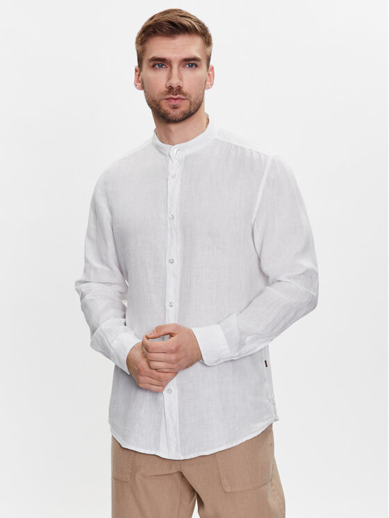Boss Hemd 50489339 Weiß Regular Fit | Modivo.de