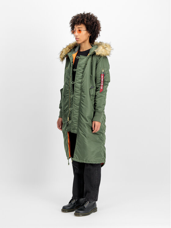 Alpha Industries Alpha Industries Parka 198013 Zielony Regular Fit