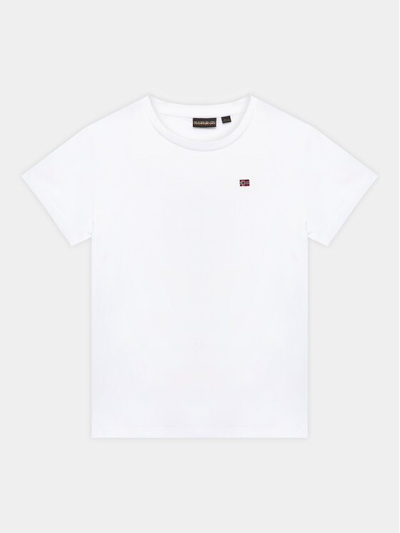 Napapijri Napapijri T-krekls NP0A4GEH D Balts Regular Fit