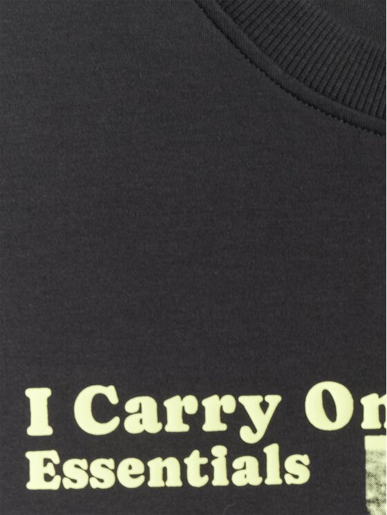 4F 4F T-Shirt CAMP Czarny Loose Fit