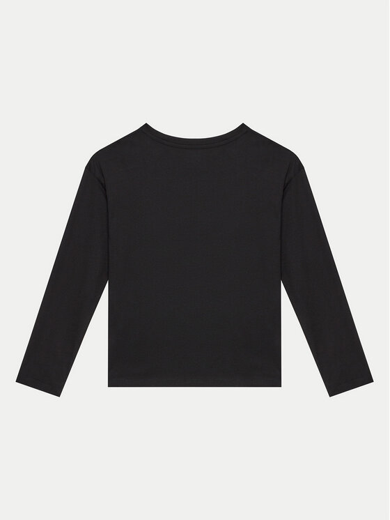 Calvin Klein Jeans Calvin Klein Jeans Blúzka Logo IG0IG02135 Čierna Regular Fit