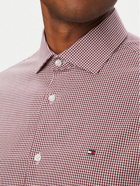 Tommy Hilfiger Tommy Hilfiger Πουκάμισο Gingham MW0MW42931 Κόκκινο Regular Fit