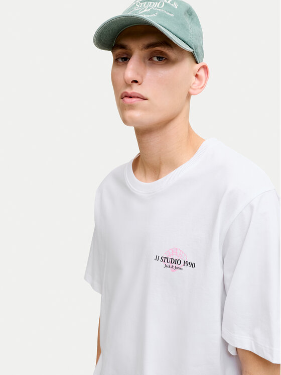 Jack & Jones Jack & Jones Тишърт Corals Tee 12288345 Бял Regular Fit