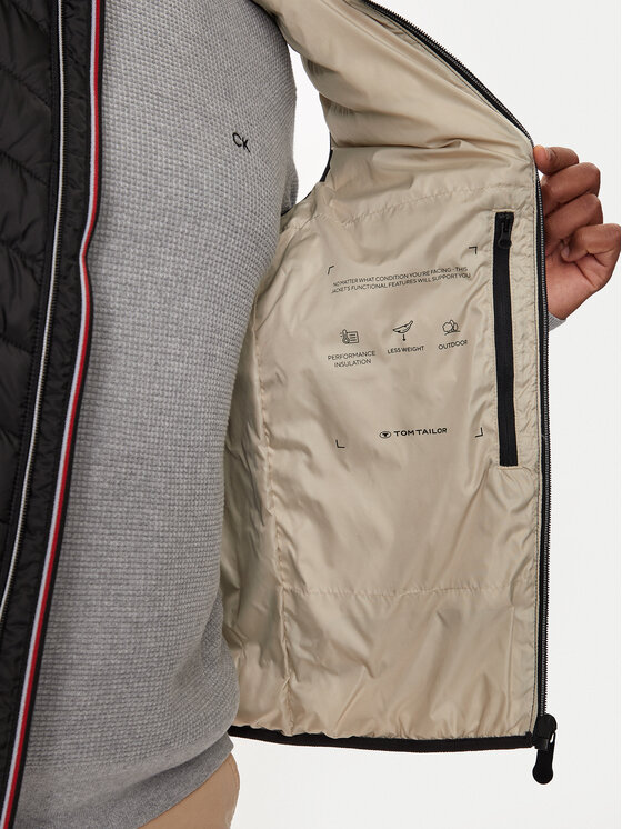 Tom Tailor Tom Tailor Жилет 1041310 Чорний Regular Fit