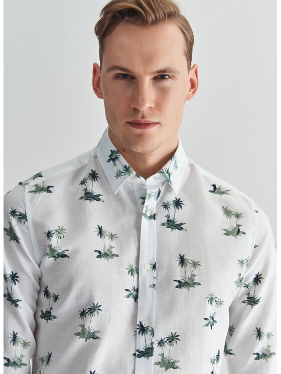 Pako Lorente Pako Lorente Koszula P22SF-1X-011 Biały Slim Fit