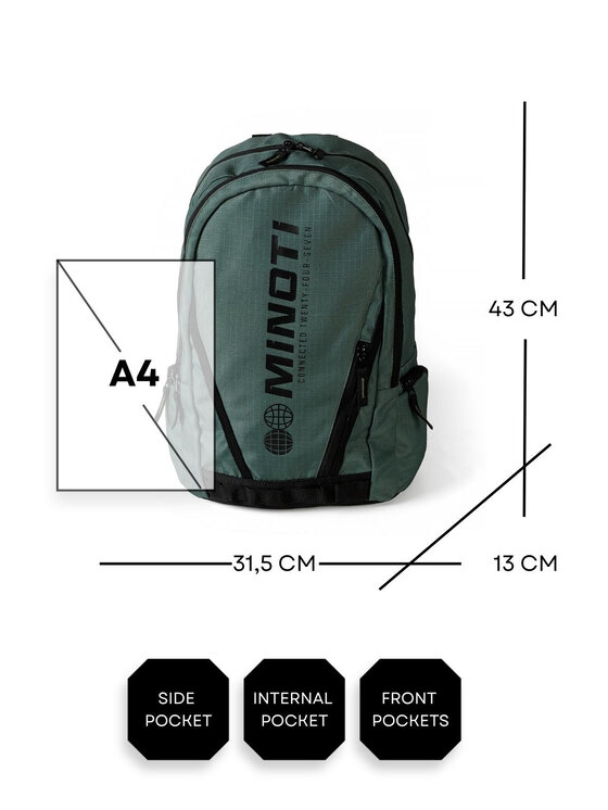 minoti minoti Plecak 33BAG251 Zielony