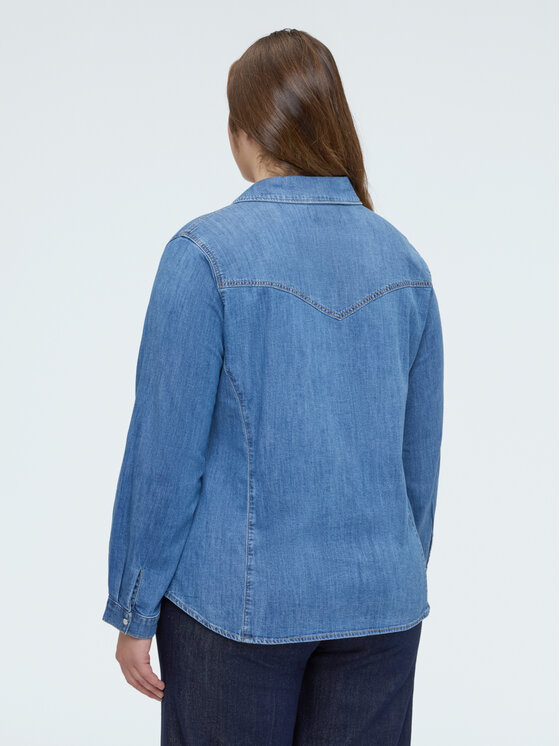 Fiorella Rubino Fiorella Rubino Camicia 5400T001415N024 Blu Regular Fit