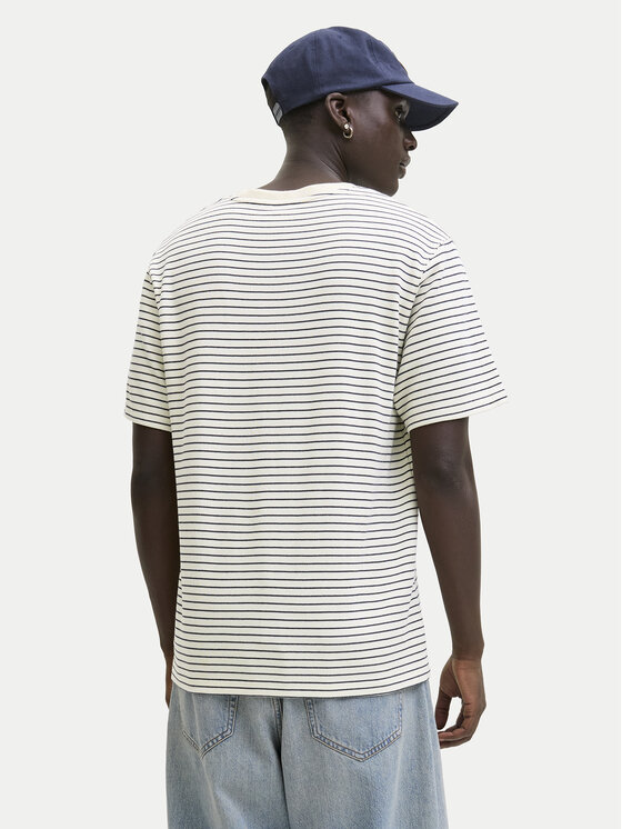 Jack & Jones Jack & Jones Tričko Dover 12288015 Écru Relaxed Fit