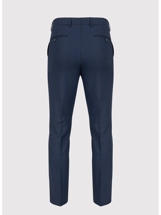 Pako Lorente Pako Lorente Spodnie garniturowe P23WF-6G-001 Granatowy Slim Fit
