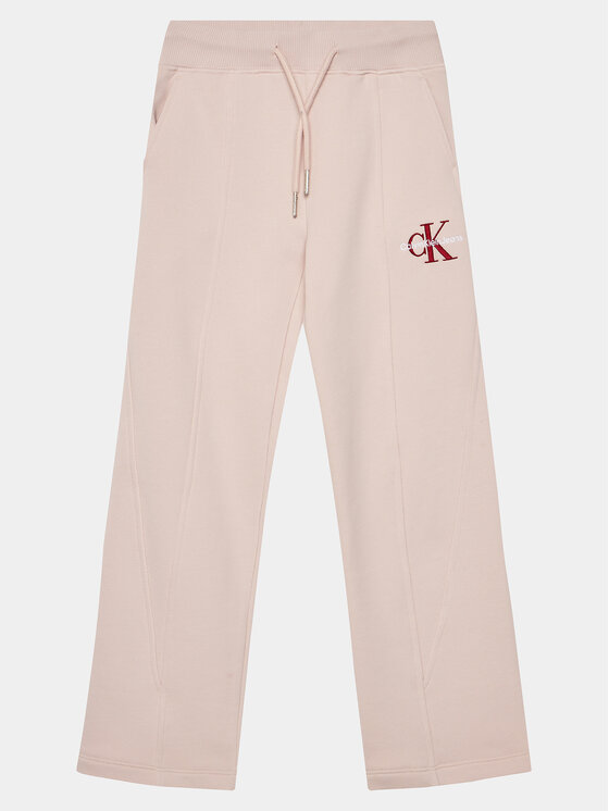 Calvin Klein Jeans Spodnji Del Trenirke Monogram IG0IG02448 Roza Relaxed Fit