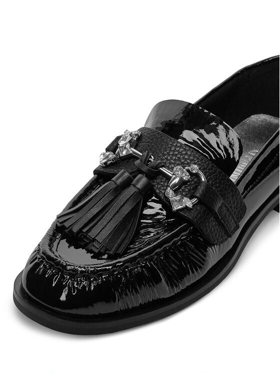 Eva Minge Eva Minge Loafersy PETUNIA-V1792-335-1 Černá