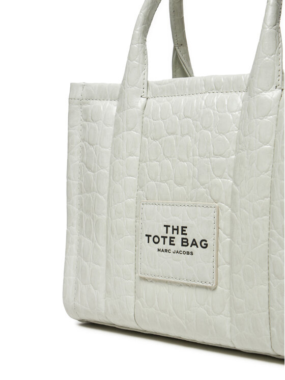 Marc Jacobs Marc Jacobs Torbica The Croc Embossed Tote Bag H022L01RE22 Écru