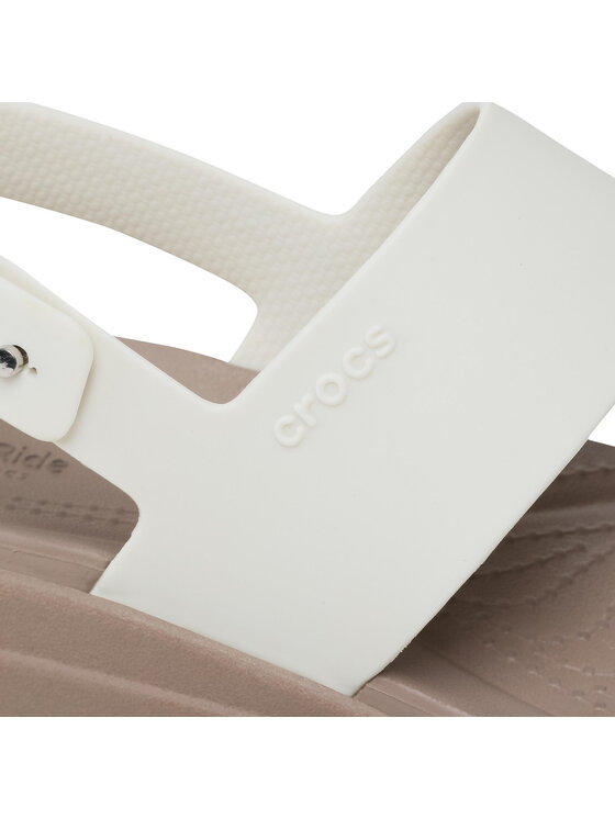 Crocs Crocs Basutės Brooklyn Low Wedge W 206453 Balta