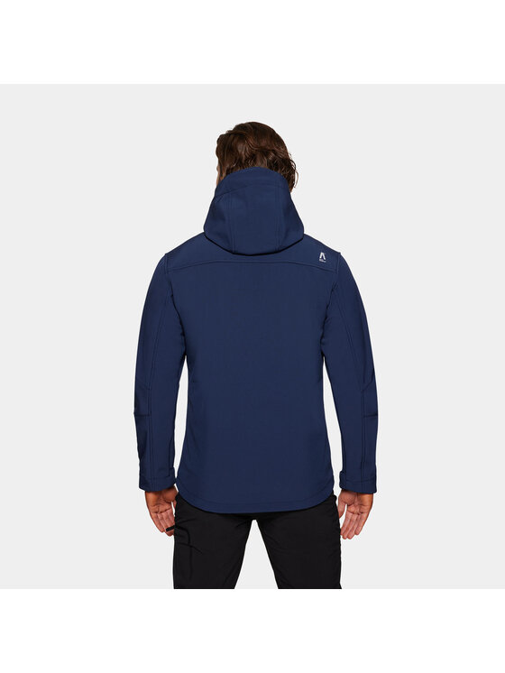 Alpinus Alpinus Kurtka softshell ASO Granatowy Regular Fit