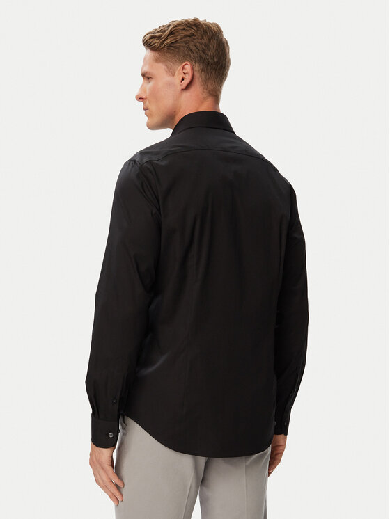 Tommy Hilfiger Tommy Hilfiger Hemd MW0MW43122 Schwarz Slim Fit