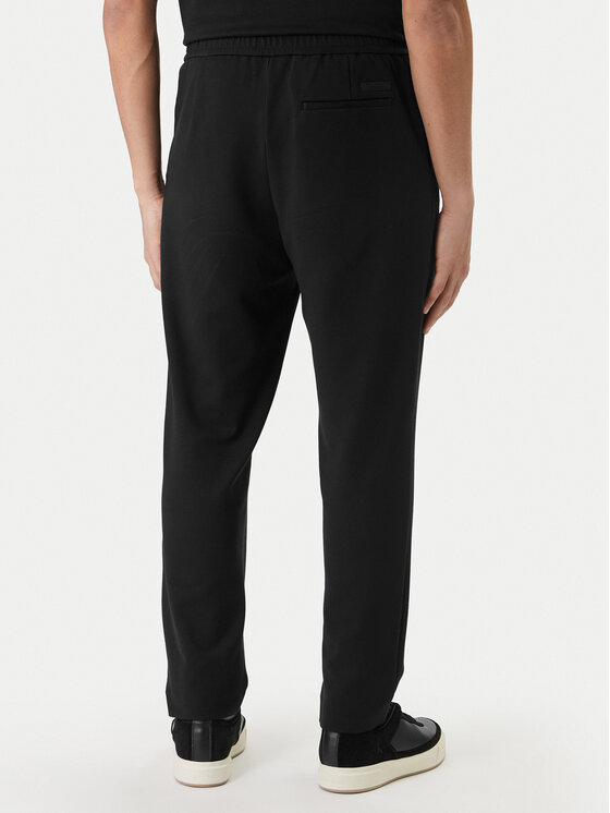 Calvin Klein Calvin Klein Hlače LV04LF607G Crna Tapered Fit