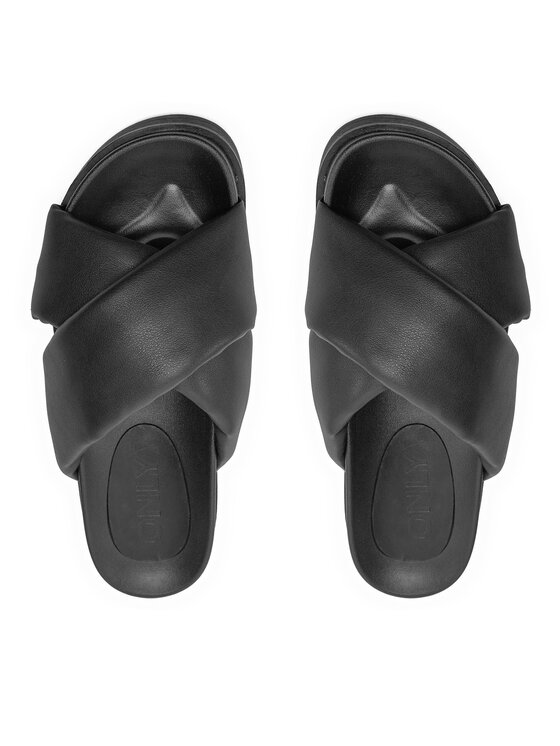 ONLY Shoes ONLY Shoes Papucs Onlminnie-12 15319588 Fekete