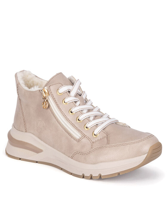 Rieker Rieker Schnürschuhe M6644-62 Beige
