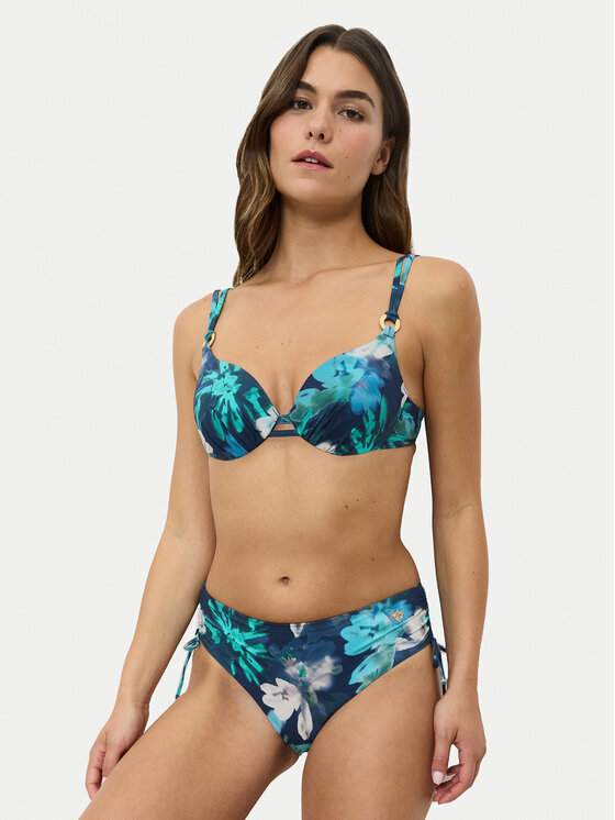 Triumph Triumph Dół od bikini Summer Fleur 10222314 Niebieski