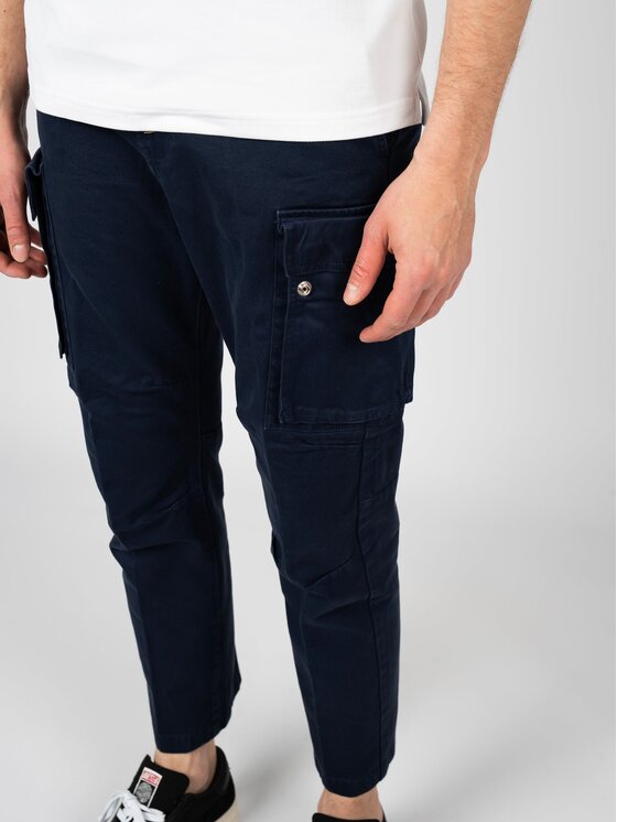 Diesel Diesel Pantaloni di tessuto A10372-REJAB Blu scuro Regular Fit