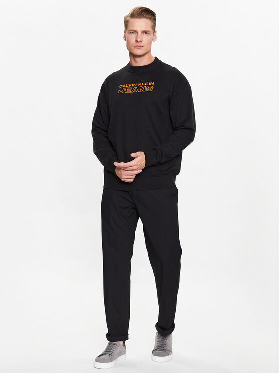 Calvin Klein Jeans Calvin Klein Jeans Sweter J30J323841 Czarny Regular Fit