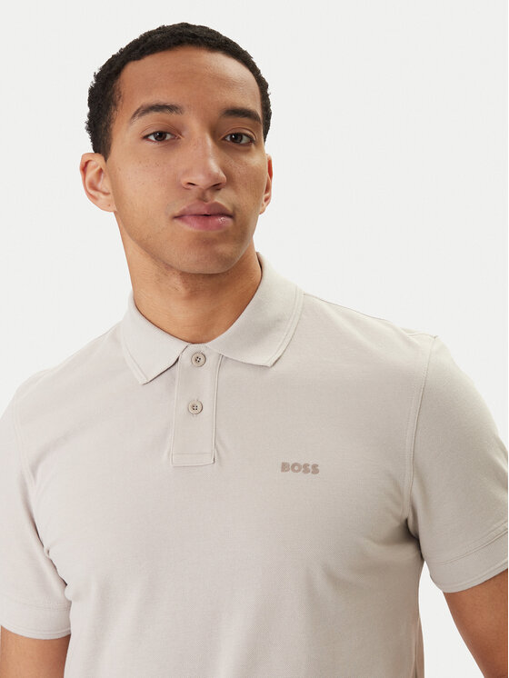BOSS BOSS Tricou polo Prime 50507813 Bej Regular Fit